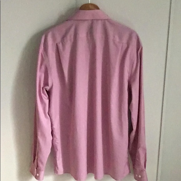 Tommy Hilfiger Men’s Preppy Slim Fit Non Iron Button Up Dress Shirt - Picture 4 of 7